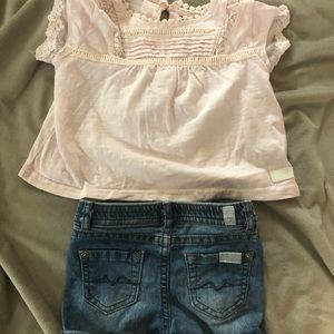 7 for all Mankind toddler outfit